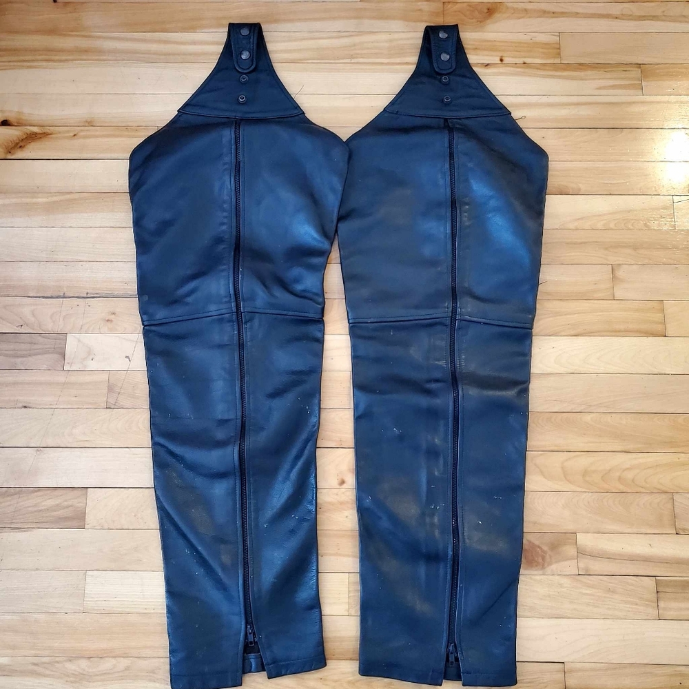 Men's vintage Cowboy Western Leather Pant